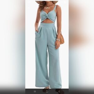 Elegant Blue Jumpsuit